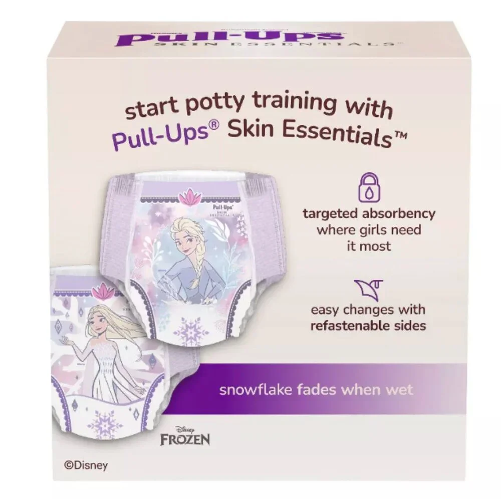 Pull-Ups Skin Essentials Girls' Disposable Training Pants 54 Count 3T/4T